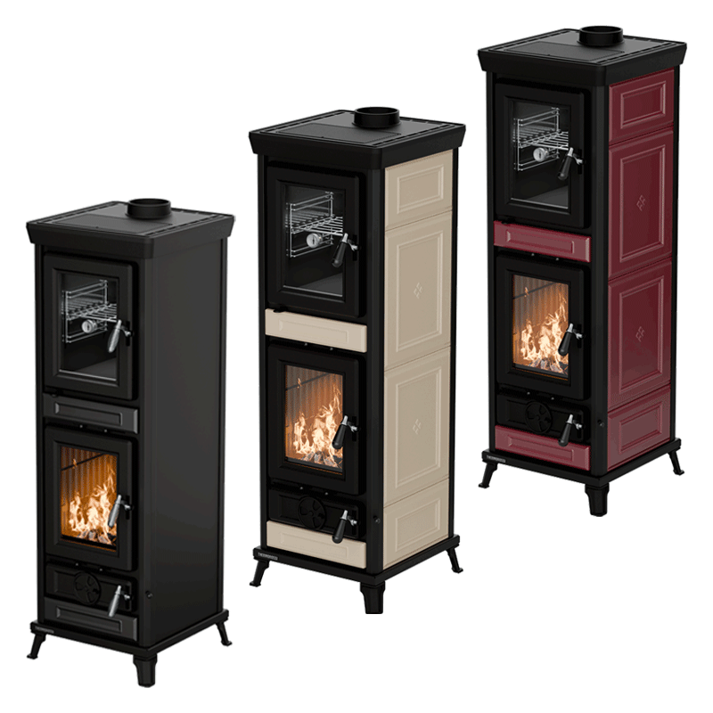 Kaminofen Thermorossi Agnese EVO 5 mit 7,3 kW in verschiedenen Ausführungen