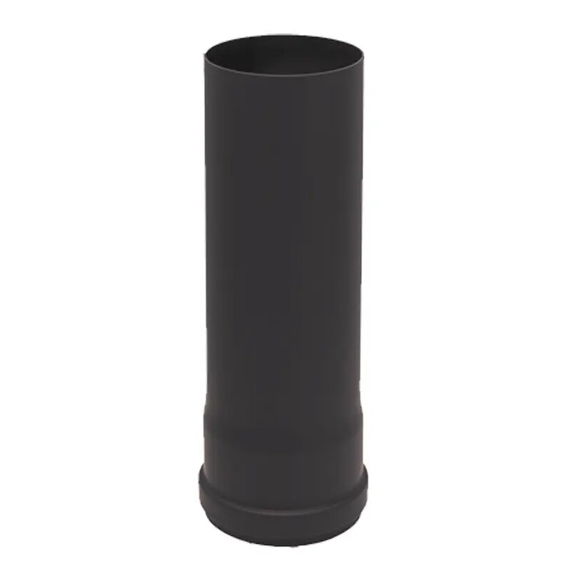 Pelletrohr Rauchrohr Längenelement 250 mm Senotherm schwarz