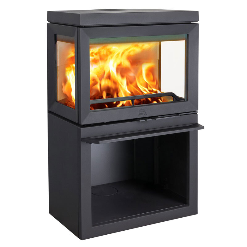 Kaminofen Jøtul F 520 mit 7,0 kW und Seitenscheiben