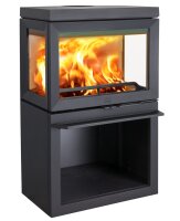 Kaminofen Jøtul F 520 mit 7,0 kW und Seitenscheiben