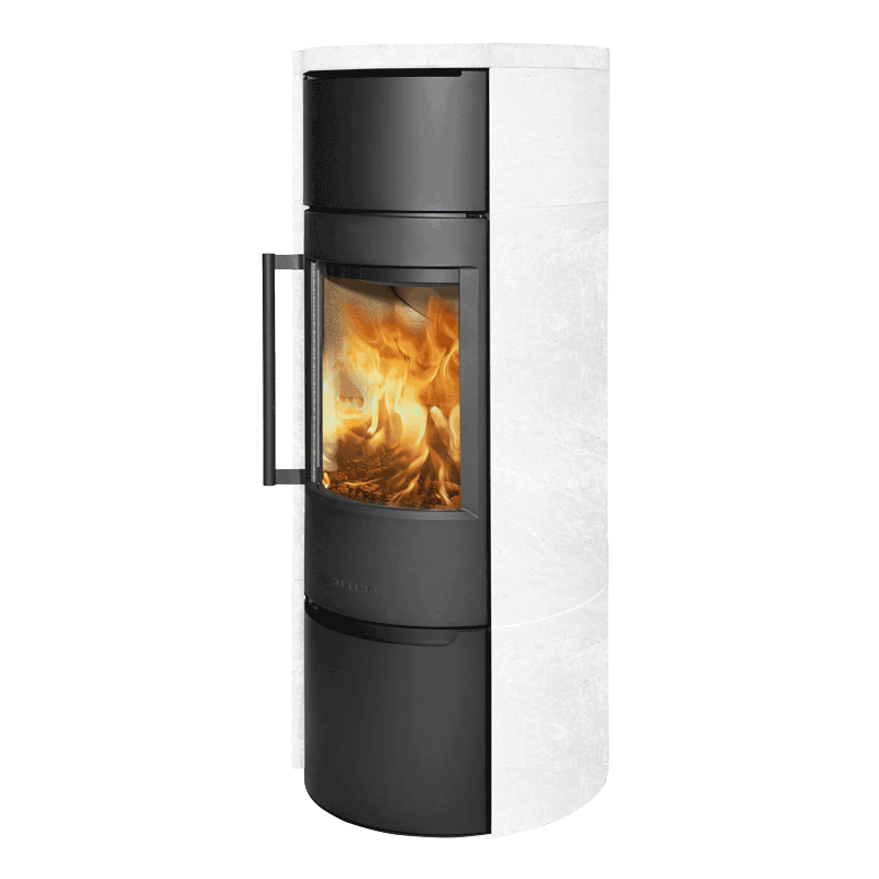 Kaminofen WIKING Luma 6 | 7 kW mit Naturstein- oder Stahlverkleidung