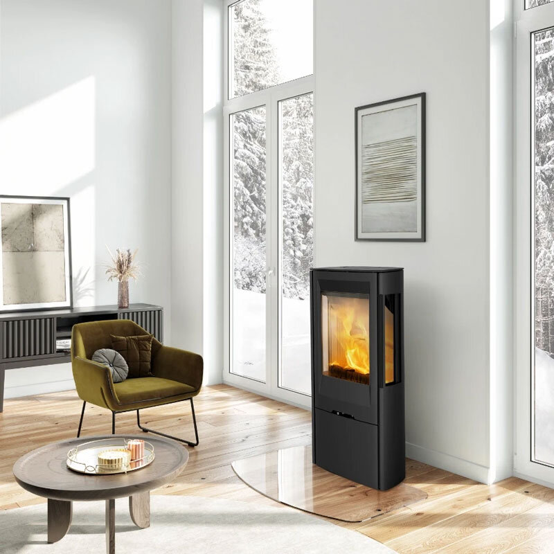 TermaTech TT30G Kaminofen Classic Stahl schwarz 5 kW