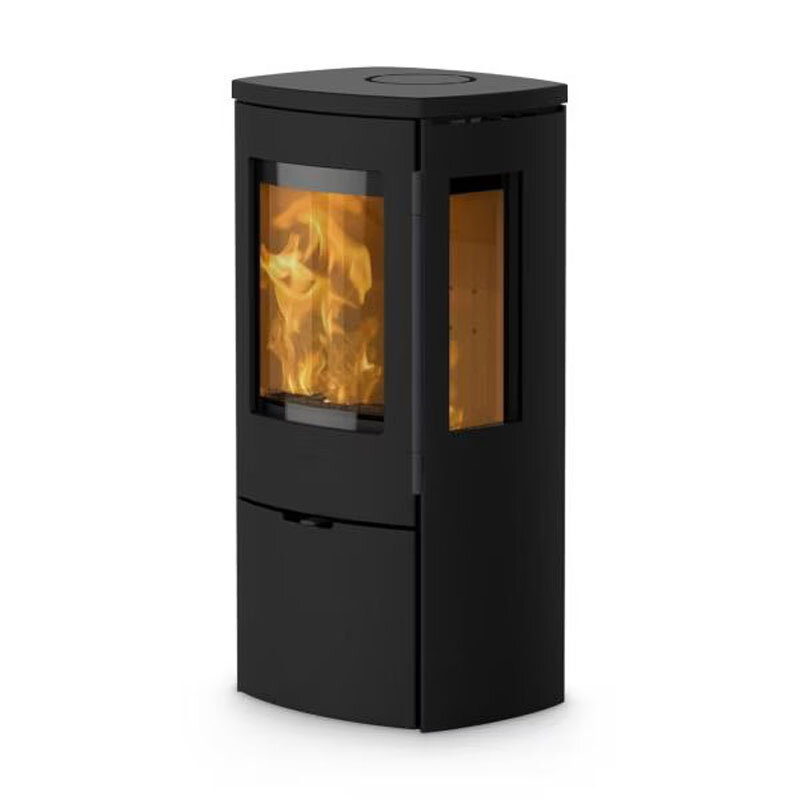 Kaminofen Lotus Mondo 3G mit Seitenscheiben 5,9 kW 3 Griffvarianten wählbar