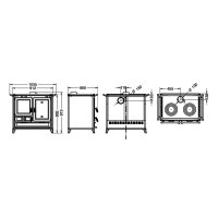 Thermorossi Margot Evo Holz-K&uuml;chenofen &ndash; 12,1 kW