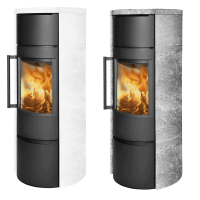 Kaminofen Wiking Luma 6 - 7 kW – Natursteinverkleidung & Wärmespeicher optional
