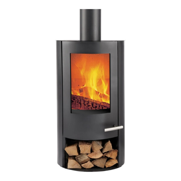 Kaminofen TermaTech TT20Bazic R Stahl schwarz 5 kW