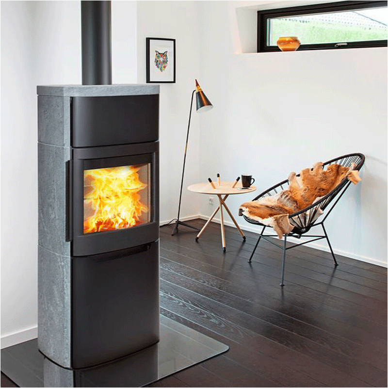 Kaminofen WIKING Pala 6 | 7 kW mit wählbarer Verkleidung & Topplatte