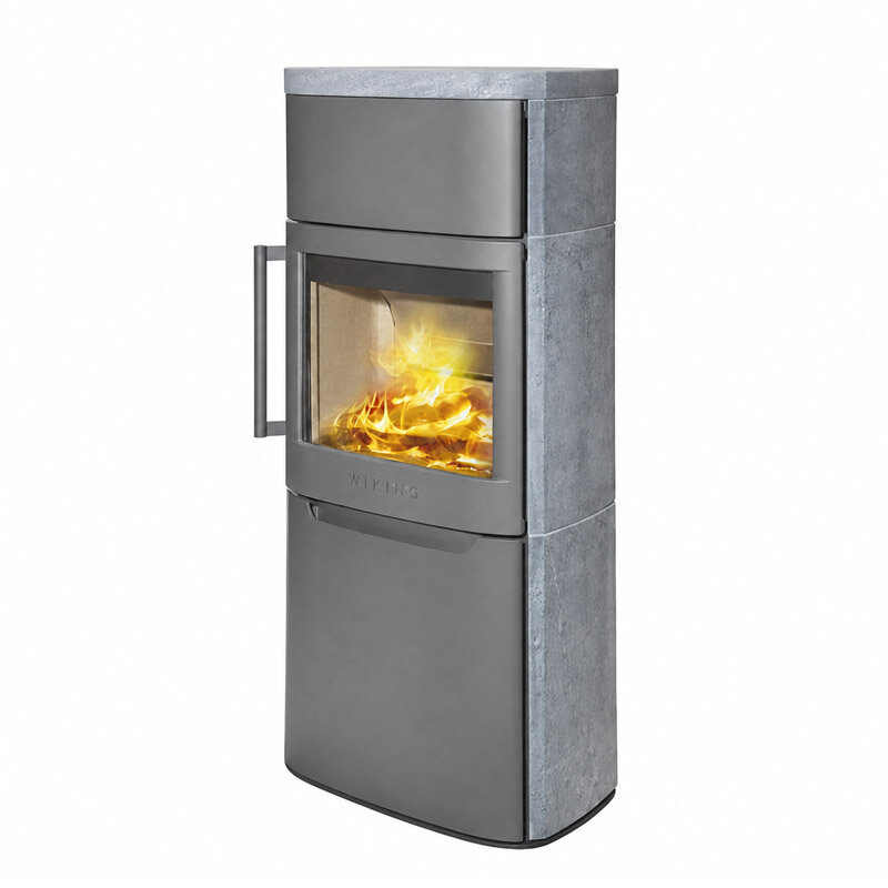 Kaminofen WIKING Pala 6 | 7 kW mit wählbarer Verkleidung & Topplatte