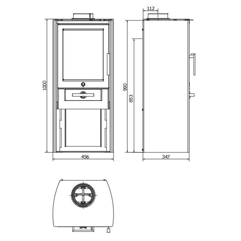 Kaminofen VARDE OVNE Als 5 kW