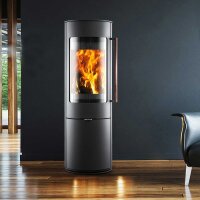 Kaminofen Novaline Aria Pura Stahl schwarz drehbar 6 kW