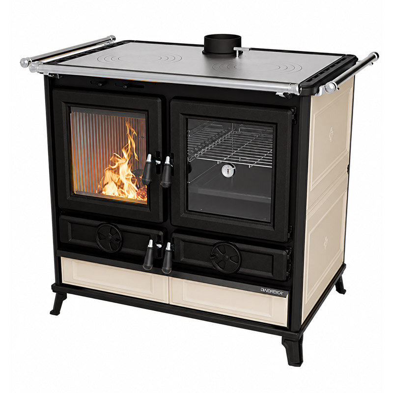 Thermorossi Viola Evo Holz-Küchenofen mit 12,1 kW – in verschiedenen Verkleidungen