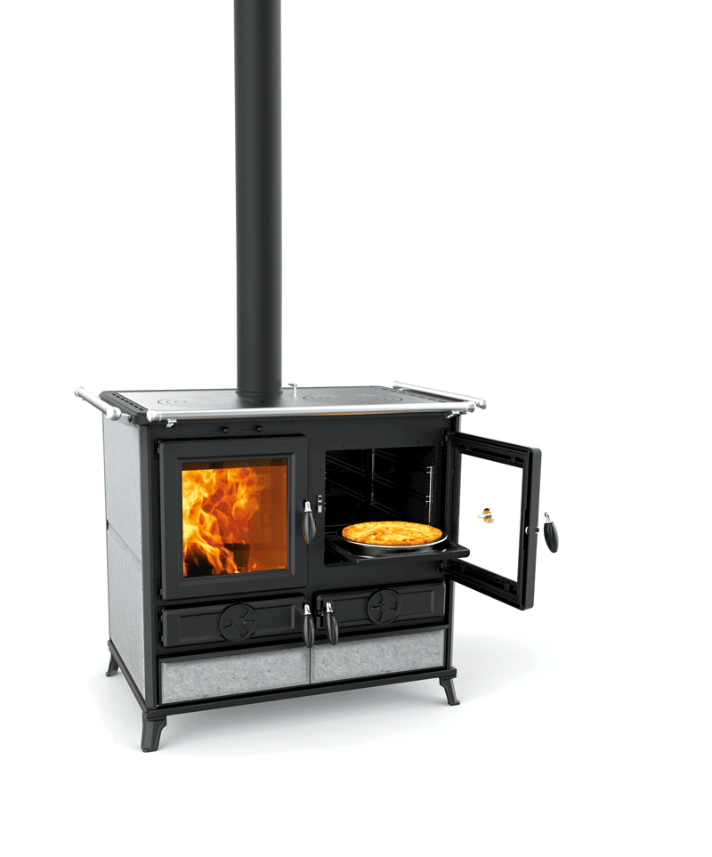 Thermorossi Viola Evo Holz-Küchenofen mit 12,1 kW – in verschiedenen Verkleidungen