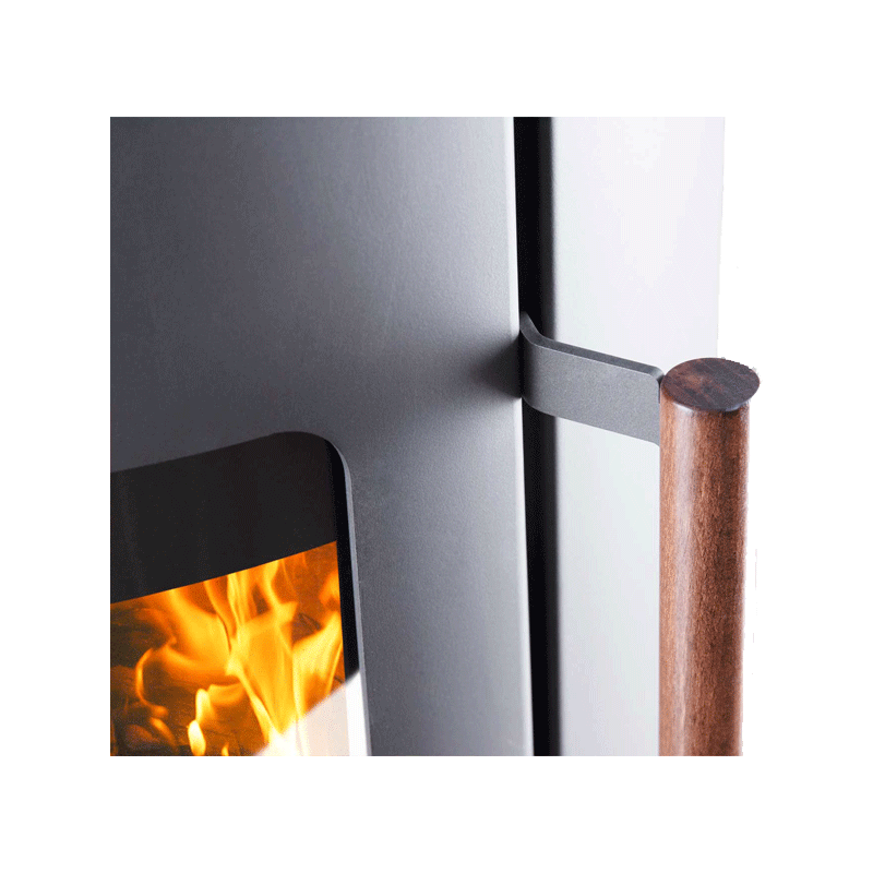 Kaminofen Novaline Aria 6 kW – drehbar mit Speicheroption