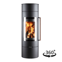 Kaminofen Novaline Aria 6 kW – drehbar mit...