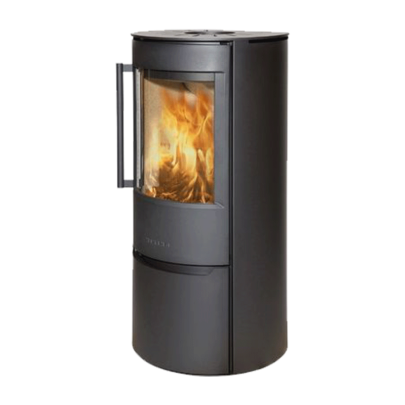 Kaminofen Wiking Luma 4 – 7 kW in Stahl oder mit Natursteinverkleidung
