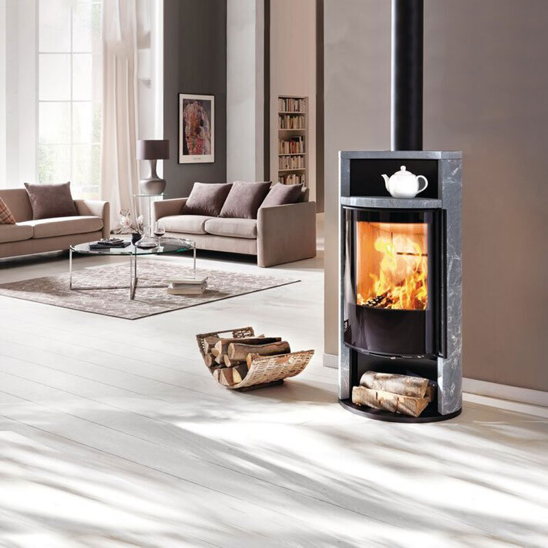 Kaminofen Spartherm Sino City 5,9 kW in 3 verschiedenen Steinvarianten erhältlich