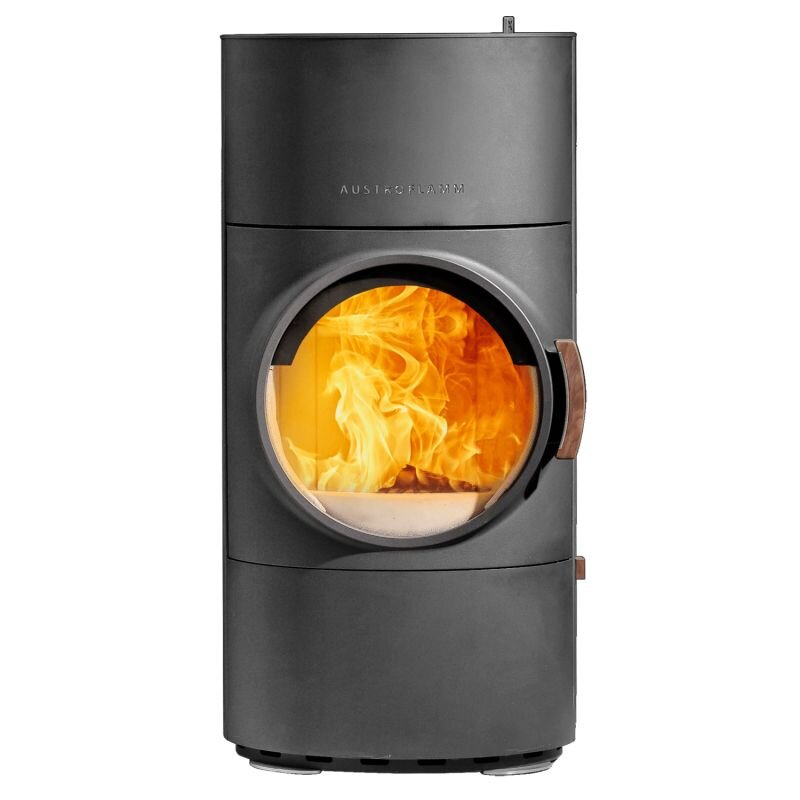 Kaminofen Austroflamm Clou Xtra 8 kW mit Gusstür und Wärmespeicher