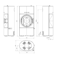 Kaminofen Austroflamm Clou Xtra 8 kW mit Gusst&uuml;r und W&auml;rmespeicher