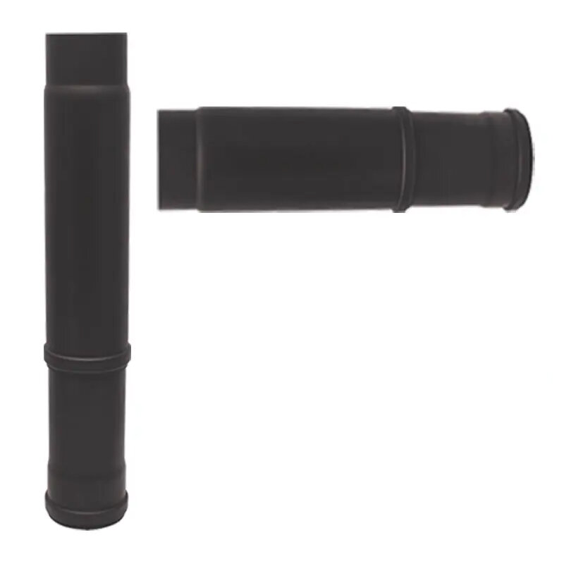 Pelletrohr Rauchrohr Teleskoprohr 330 mm Justierelement schwarz