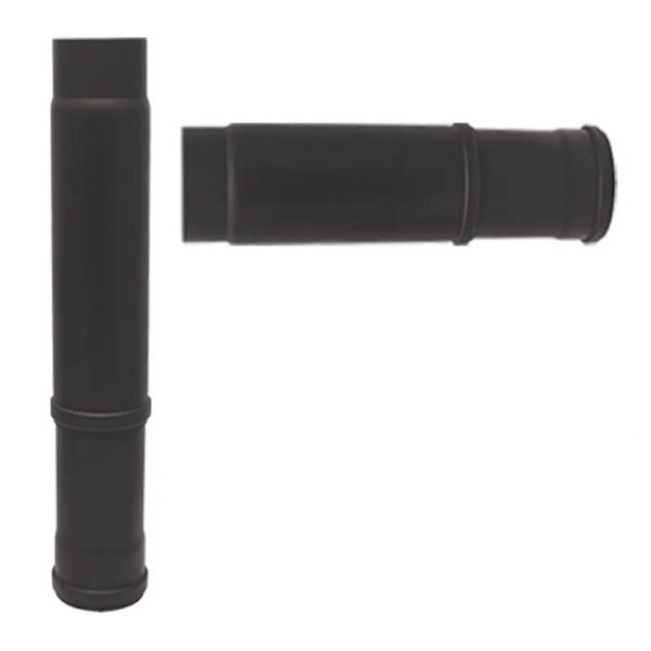 Pelletrohr Rauchrohr Teleskoprohr 330 mm Justierelement schwarz