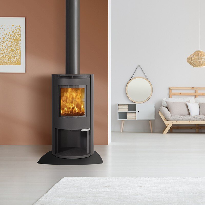 Kaminofen ILD 7 ECO Stahl schwarz 5,3 kW