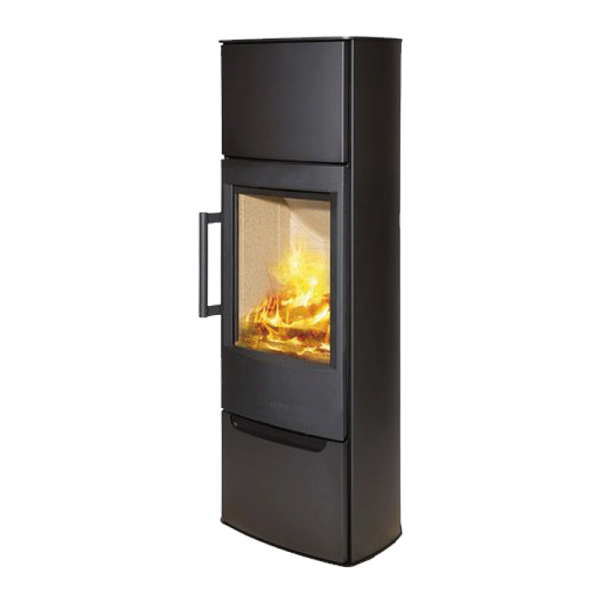 Kaminofen Wiking Miro 6 - 4,9 kW – Stahl Schwarz & Grau