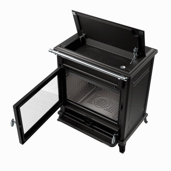 Thermorossi Agora Kaminofen - 12,3 kW Gusseisen Schwarz