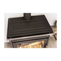 Kaminofen Thermorossi Agora - 12,3 kW Gusseisen Schwarz