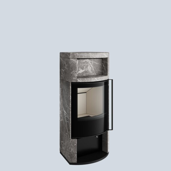 Kaminofen Spartherm Moro 5,0 kW in 2 verschiedenen Steinvarianten erhältlich