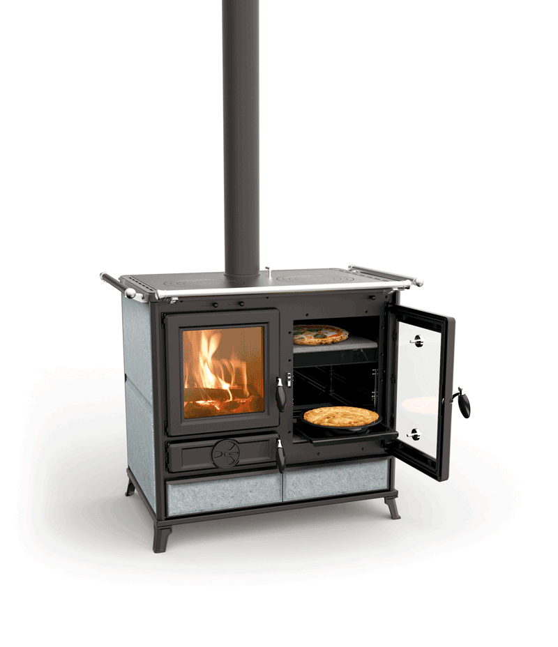 Thermorossi Margherita Evo Holz-Küchenherd 12,1 kW – in verschiedenen Verkleidungen