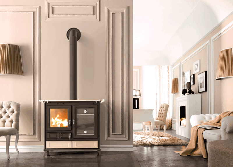 Thermorossi Margherita Evo Holz-Küchenherd 12,1 kW – in verschiedenen Verkleidungen
