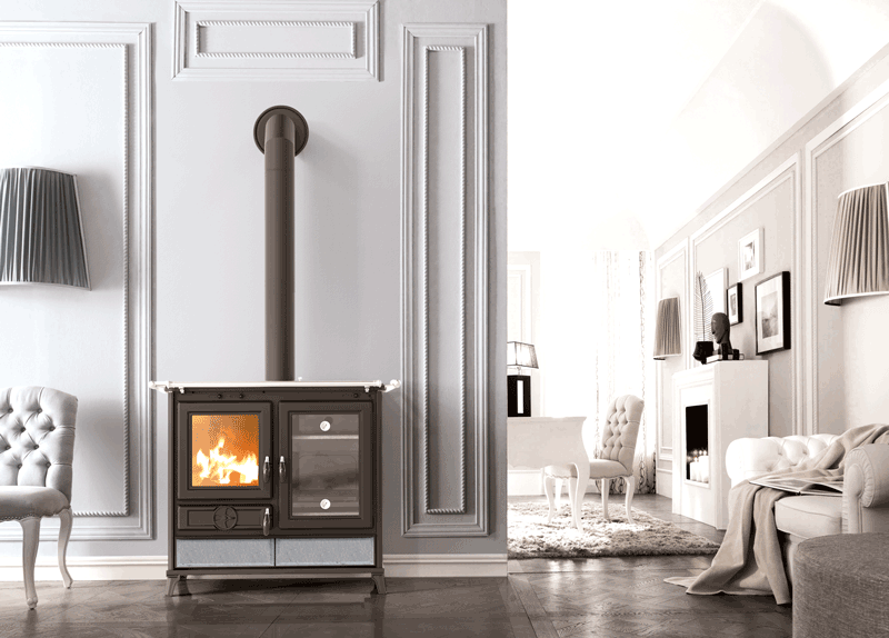 Thermorossi Margherita Evo Holz-Küchenherd 12,1 kW – in verschiedenen Verkleidungen