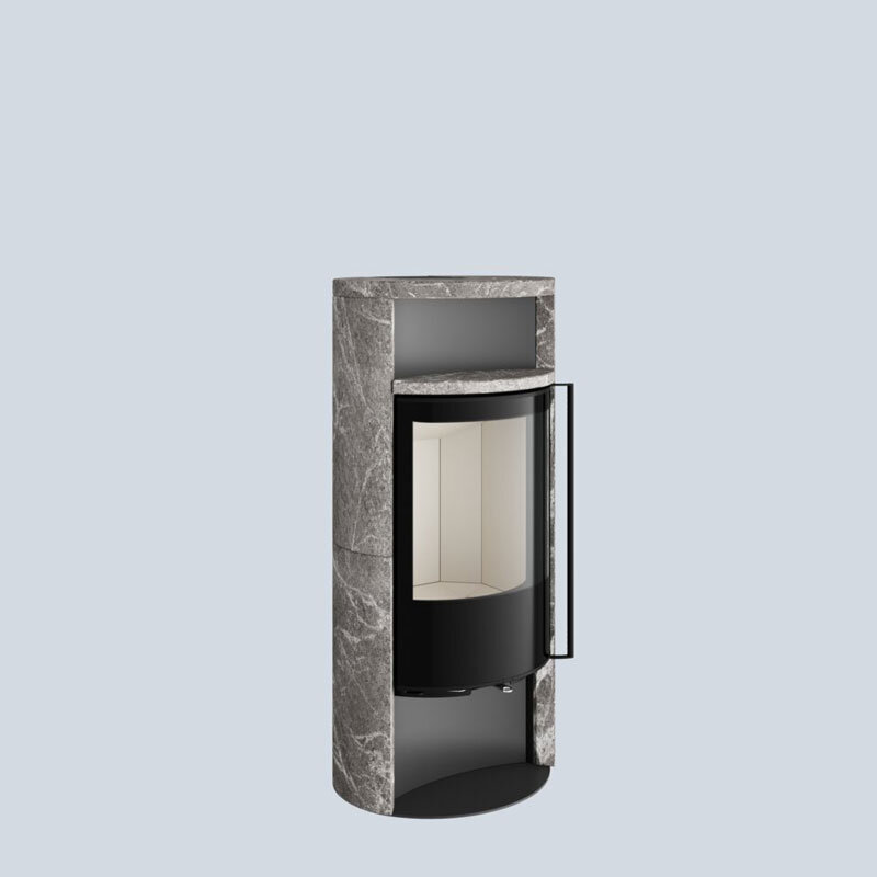 Kaminofen Spartherm Sino L 5,9 kW in 2 verschiedenen Steinvarianten erhältlich