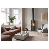 Kaminofen Scan 84-1 Modern &ndash; Skandinavisches Design in Schwarz oder Grau