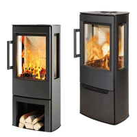 Kaminofen Wiking Miro3 mit Seitenscheiben – in Grau...