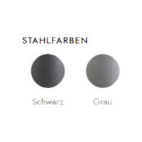 Kaminofen Wiking Mala 6 – Stahl Schwarz oder Grau,...