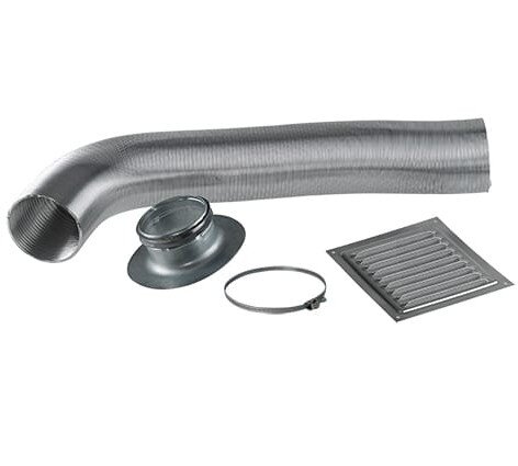 Verbrennungsluft-Kit für Varde Kaminöfen DN 80 mm