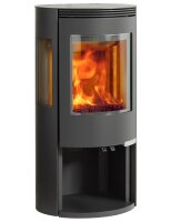 Kaminofen ILD 8 Eco 5,3 kW Stahl schwarz mit Seitenscheiben