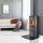 Kaminofen ILD 8 Eco 5,3 kW Stahl schwarz mit Seitenscheiben