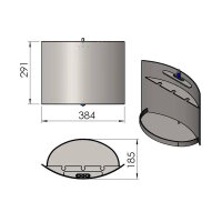 TermaTech Holzfachtür für Kaminöfen TT20,...