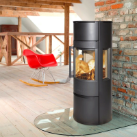 Kaminofen Wiking Luma 5 - 7 kW mit Seitenscheiben –...