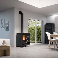 Thermorossi K&uuml;chenofen Klarissa Evo &ndash; Holzherd mit Backfach &amp; Gusskochplatte 8,2 kW