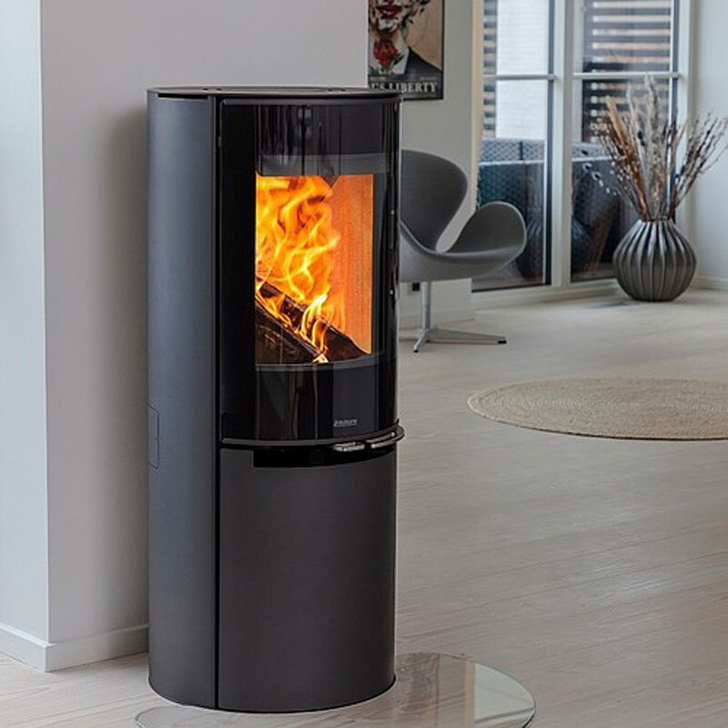 Hybridofen Aduro H4 Lux 7 kW Kombiofen mit integriertem Wifi und Vollglastür