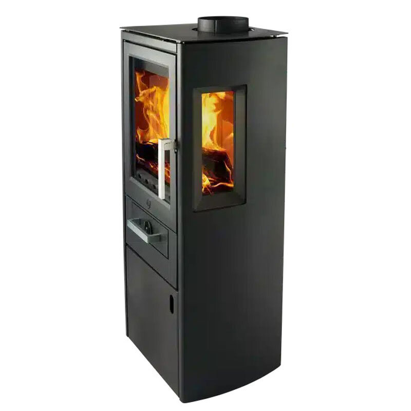 Kaminofen VARDE OVNE Bornholm mit Seitenscheiben 5,5 kW