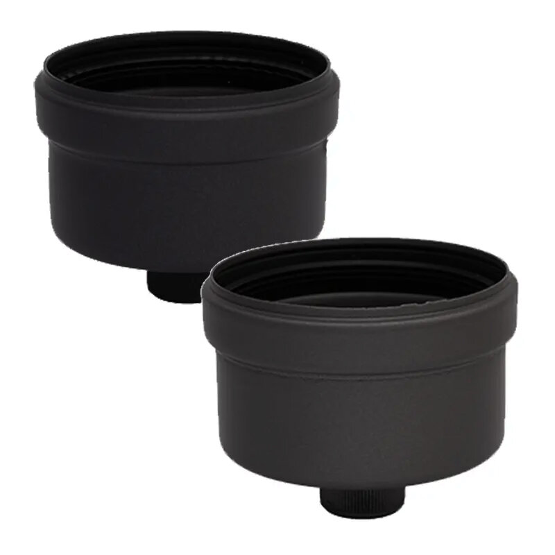 Pelletrohr Ofenrohr Kondenskapsel 1,2 mm Stahl Senotherm lackiert