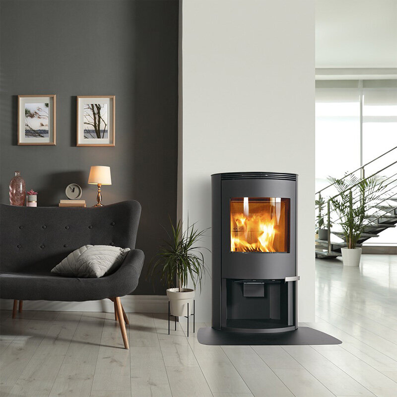 Kaminofen ILD 9 ECO Stahl schwarz 6,5 kW