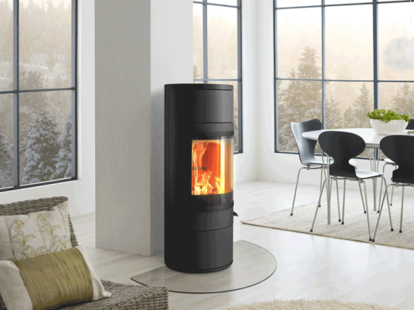 Kaminofen Scan 83-1 BP – mit sanfter Rundung und moderner Technik