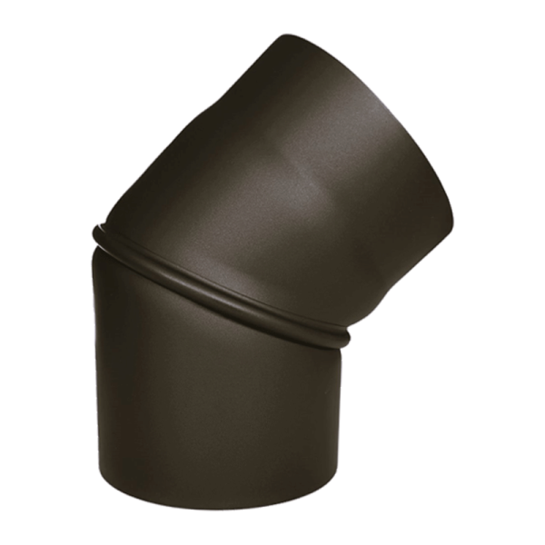 Ofenrohr Bogen verstellbar 0°-45° Senotherm schwarz