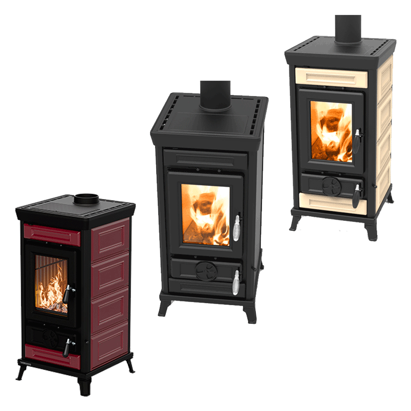 Kaminofen Thermorossi Sofia EVO 5 mit 7,3 kW – verschiedene Ausführungen