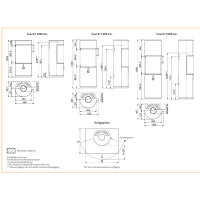Kaminofen Scan 67 Zensoric Serie mit 5,0 kW